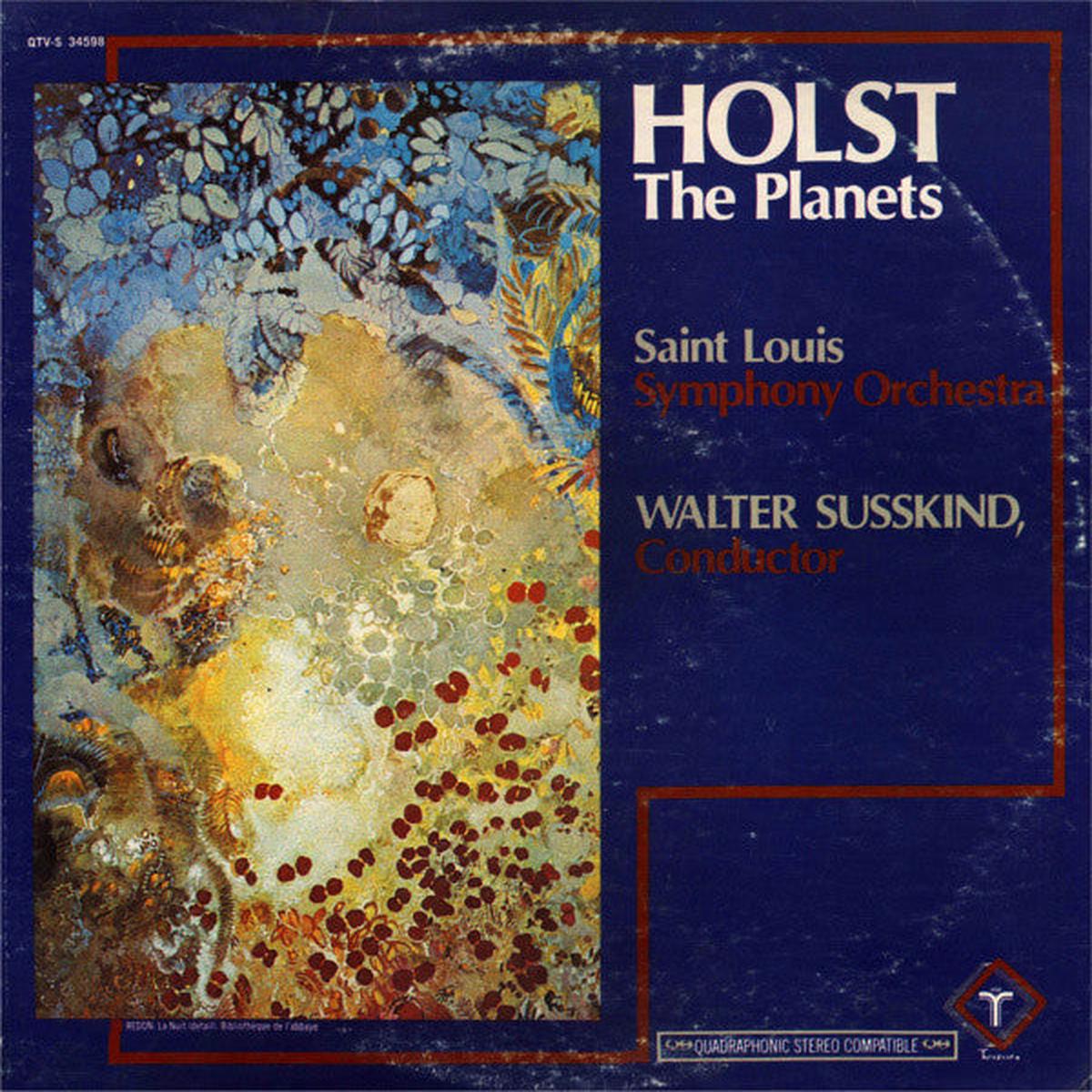 Gustav Holst, Saint Louis Symphony Orchestra, Walter Suskind - The Planets (LP, Album, Quad) (VG+)