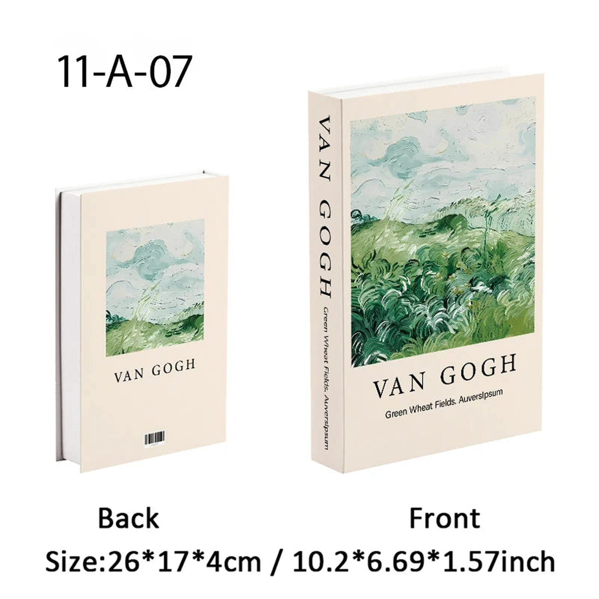 Monet Luxury Fake Book Storage Box Picasso Bauhaus Boho Decorative Books Van Gogh Simulation Book Coffee Table Shelf Home Decor - 11A07 | OPEN | China Mainland