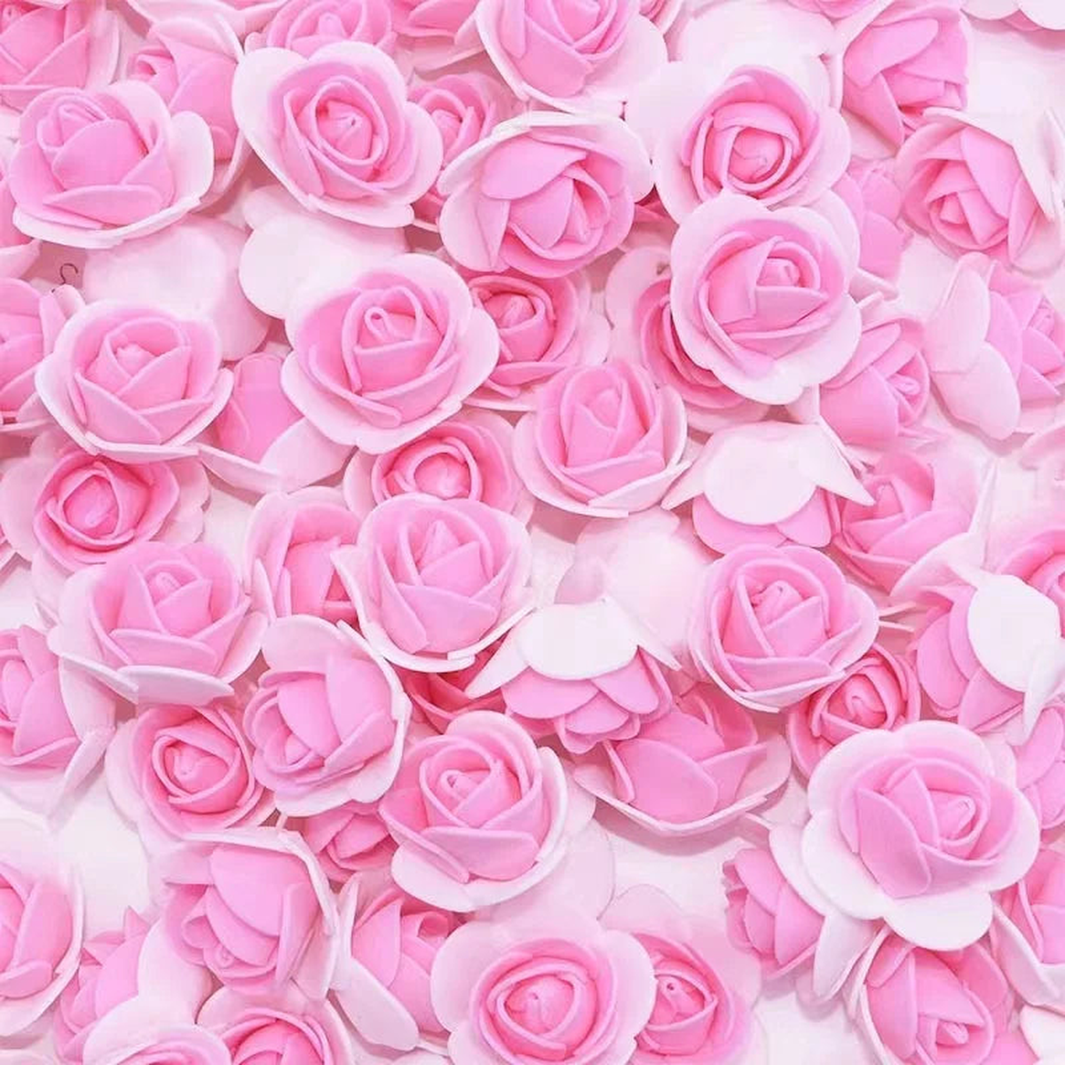 50~500Pcs 3.5cm PE Foam Rose Head Artificial Flower For Wedding Birthday Party Home Decor DIY Bear Rose Valentines Day Gifts - F22 | 500PCS