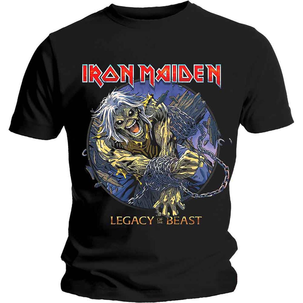 Iron Maiden Eddie Chained Legacy - Black | XL