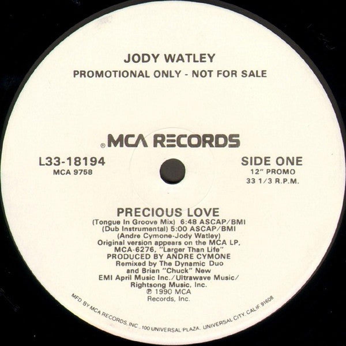 Jody Watley - Precious Love (12", Promo) (VG+)