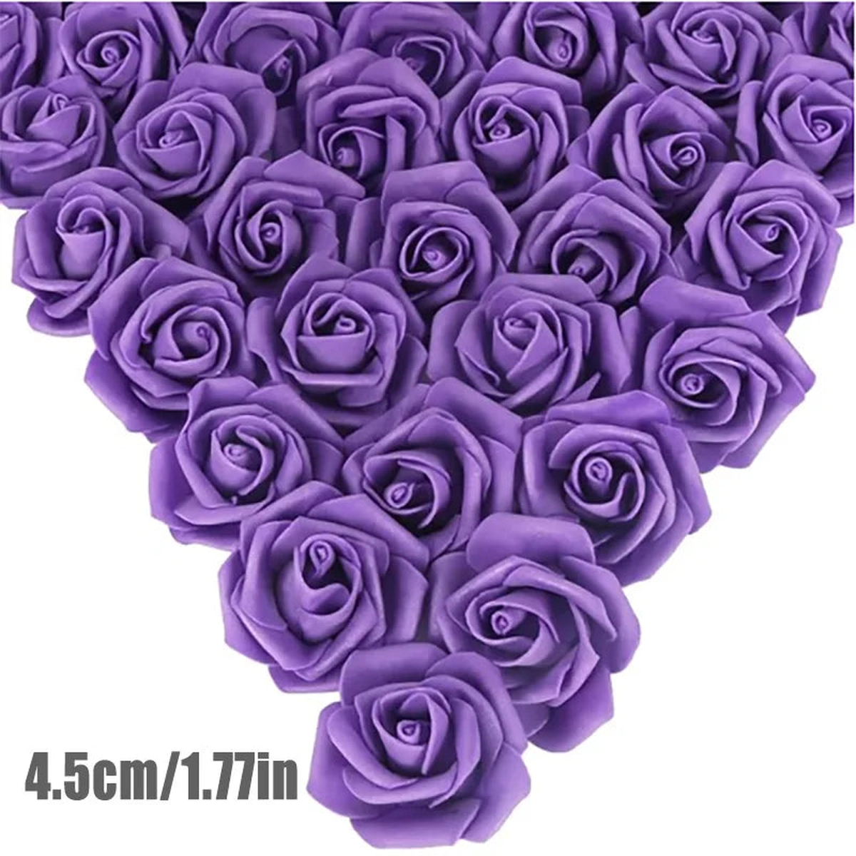 20~200pcs Foam Rose Artificial Flowers Head Teddy Bear Rose Handmade DIY Gift Decoration Wedding Valentines Day Home Decor - S9-4.5CM | 100PCS