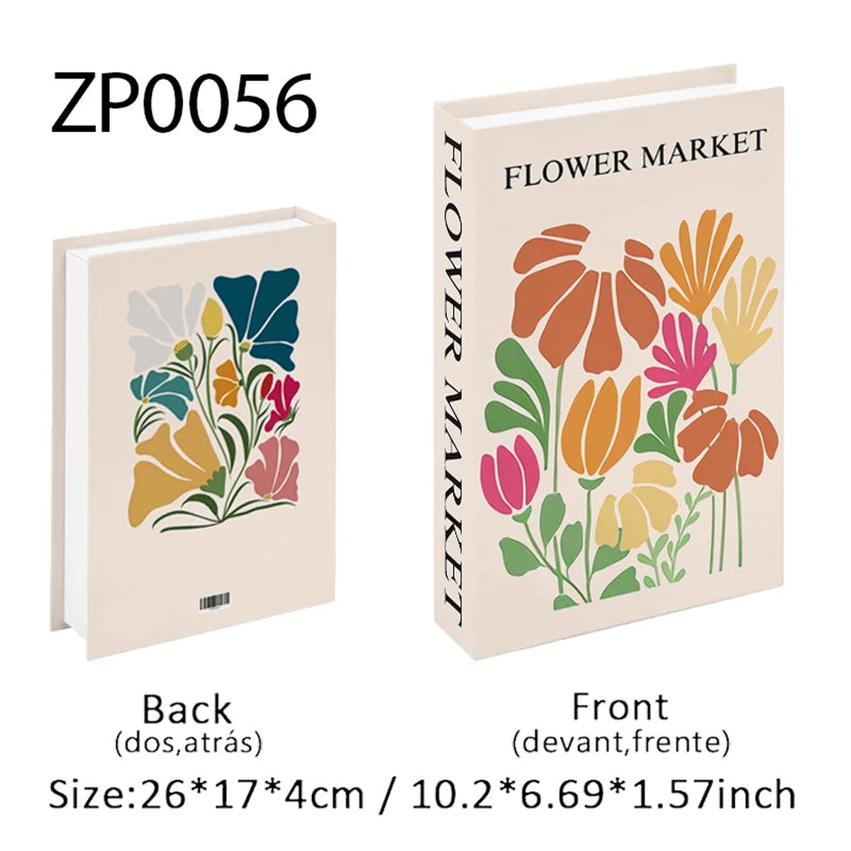 Boho Monet Matisse Luxury Fake Book Storage Box Home Interior Decoration Decorative Books Coffee Table Bedroom Living Room Decor - ZP0056 | OPEN