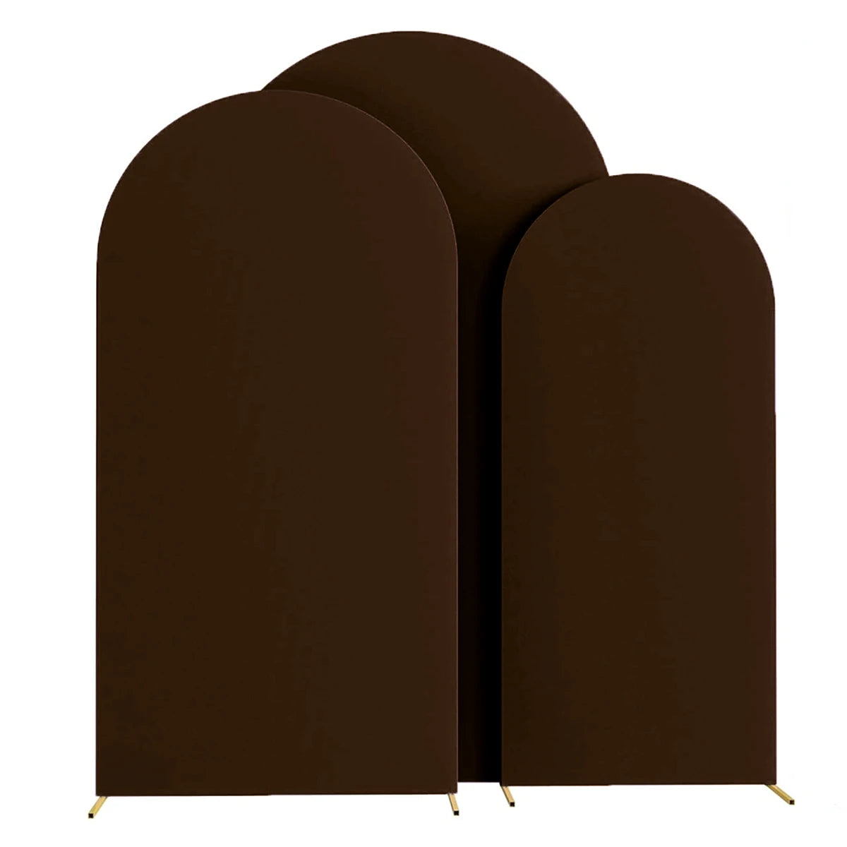 1Pc Arch Stand Cover Wedding Flower Door Decoration Polyester Elastic Set Background Cover Prop Used for Banquet (Without Shelf) - M (Only Cover) 1 | 65X150cm(5Ft)