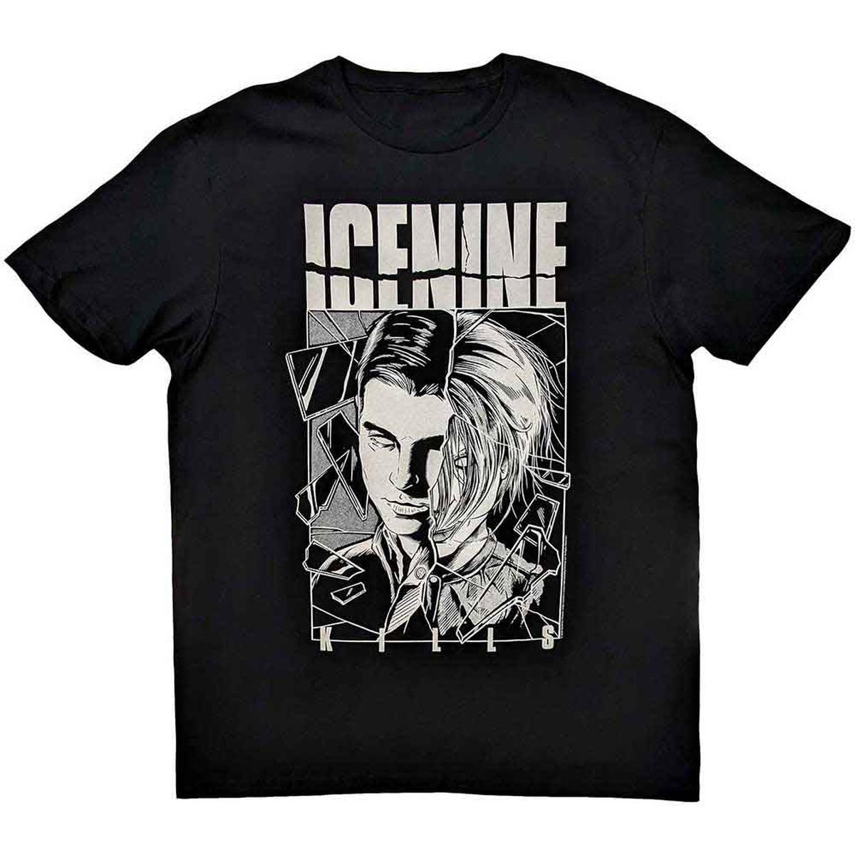 Ice Nine Kills Shower Scene Split Face - Black | S