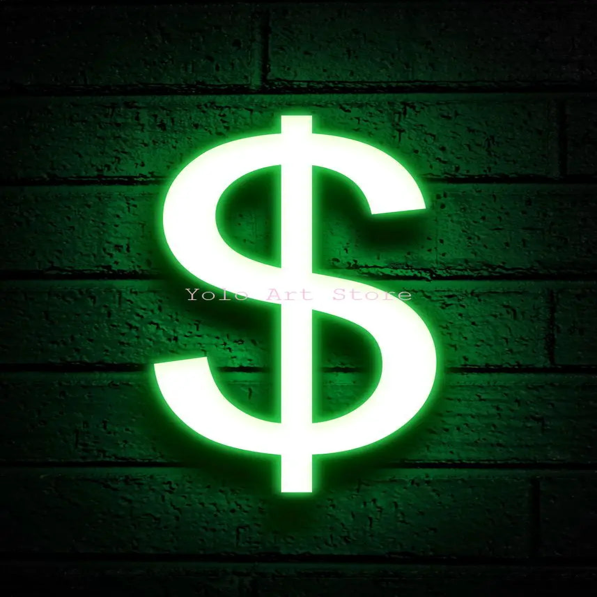 Pop Neon Signs Coin Basketball Fruit Banana Poster and Prints Canvas Printing Wall Art Picture for Living Room Kitchen Bar Decor - 50X70cm Unframed | 11