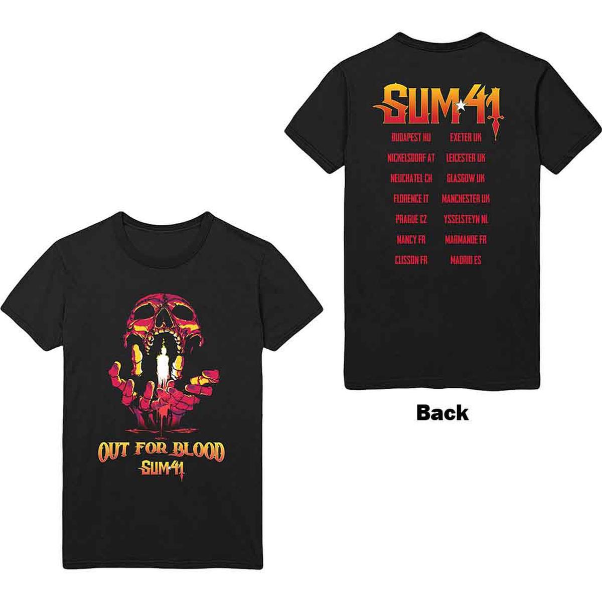 Sum 41 Out For Blood - Black | S
