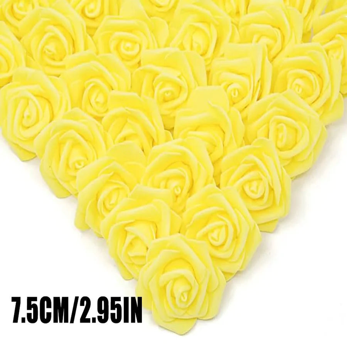 20~200pcs Foam Rose Artificial Flowers Head Teddy Bear Rose Handmade DIY Gift Decoration Wedding Valentines Day Home Decor - F13-7.5CM | 100PCS
