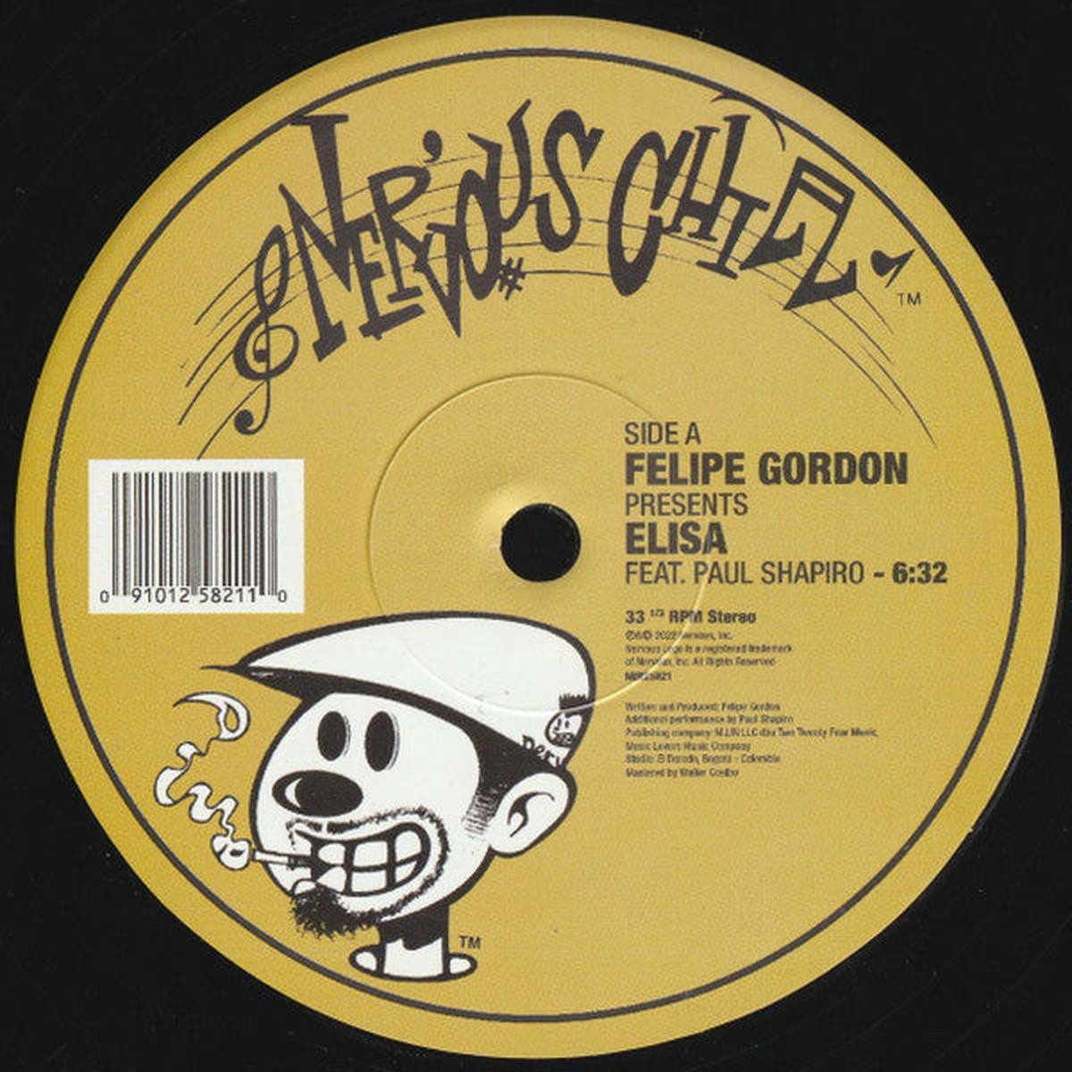 Felipe Gordon Feat. Paul Shapiro - Elisa / Resonant Memories (12")