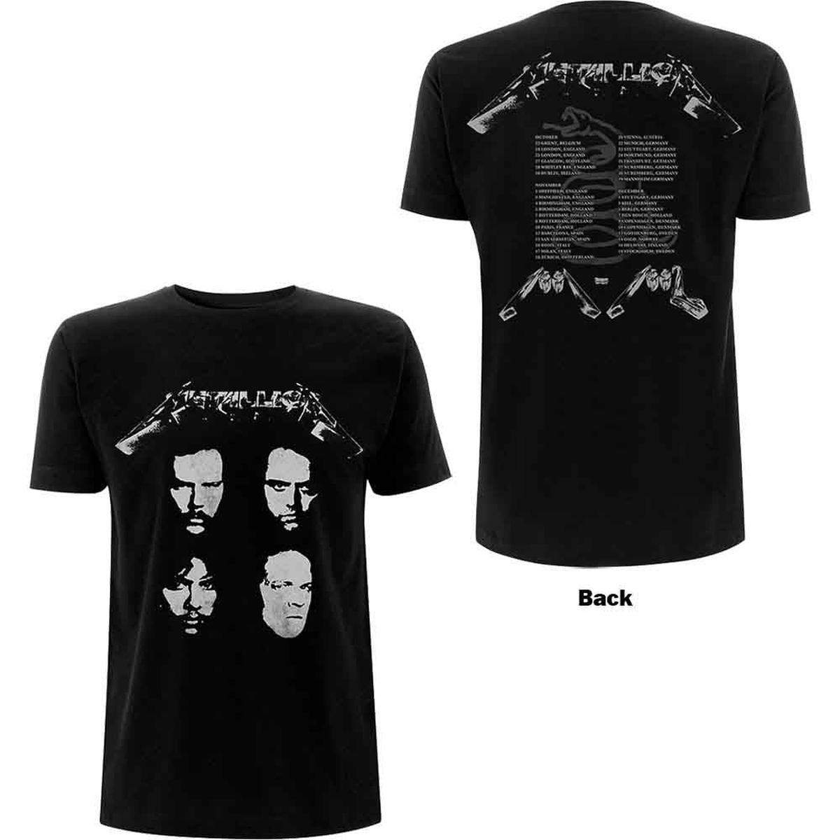 Metallica 4 Faces - Black | L