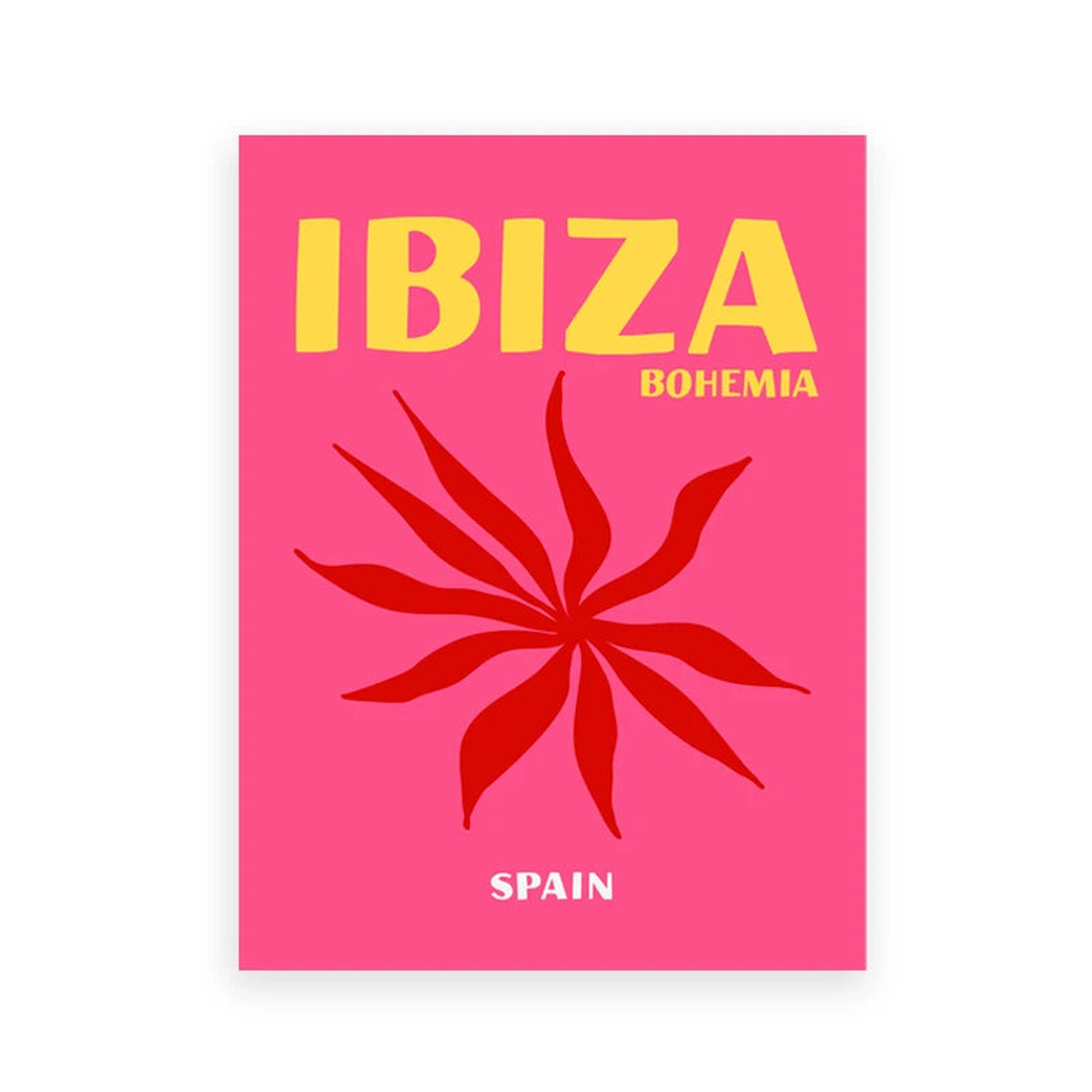 Preppy Color Travel Posters Miami Bondi Palms Ibiza Mykonos Capry Art Print Minimalist Nordic Canvas Painting Living Room Decor - ePC12155 | 50x70 cm No Frame