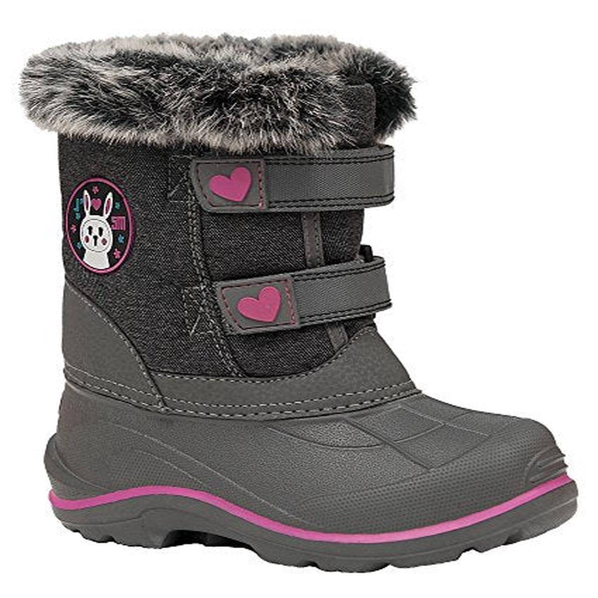Naturmania Nat's SM1480B Winter Boots With Lightweight And Flexible Eva Bottom (Charcoal, 11) - Default Title