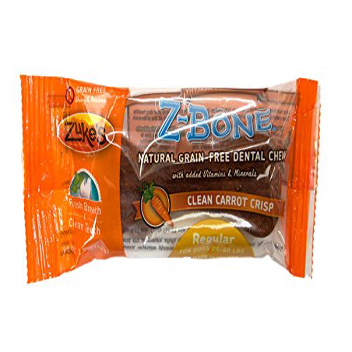 Zuke'S Z-Bones Dog Dental Chews - Clean Carrot Crisp | Giant