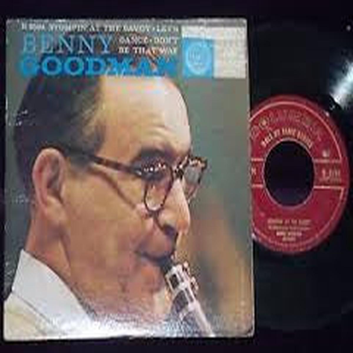 Benny Goodman - Stompin' At The Savoy (7", EP) (VG+)