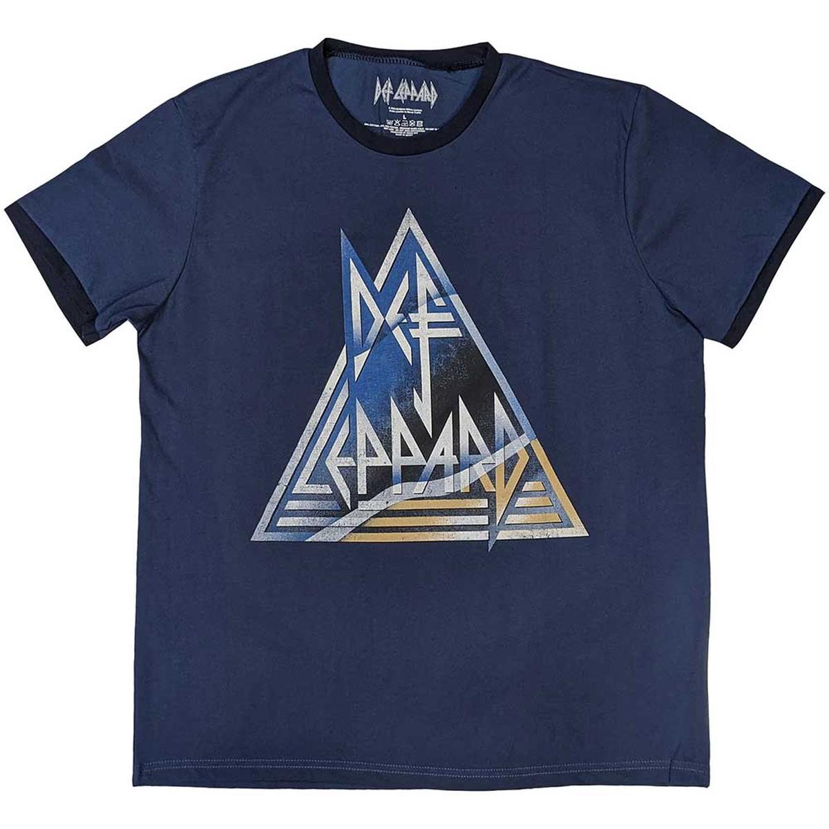 Def Leppard - Triangle Logo (()) - Blue | S