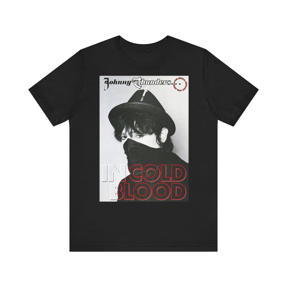 Johnny Thunders - In Cold Blood scarf book cover t-shirt - Black | 3XL