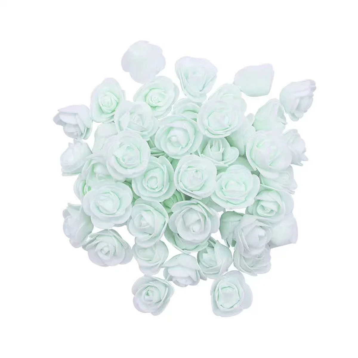 50~500Pcs 3.5cm PE Foam Rose Head Artificial Flower For Wedding Birthday Party Home Decor DIY Bear Rose Valentines Day Gifts - F3 | 500PCS