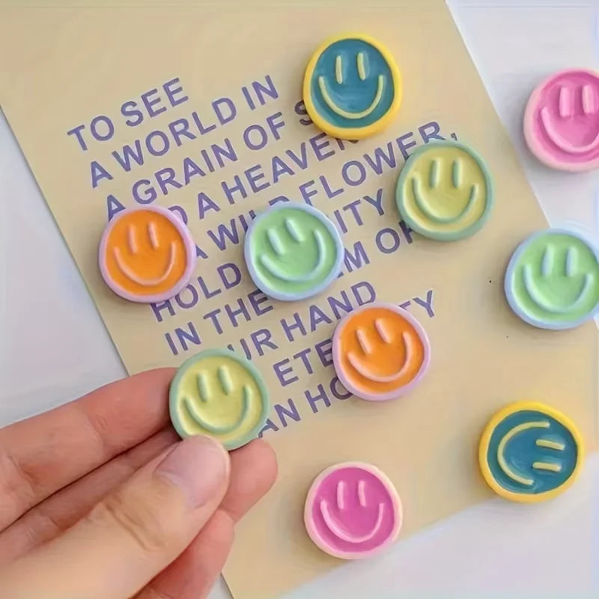 8pcs Refrigerator Magnets, Kawaii Cartoon Food Fridge Magnets, Cute Decorative Magnets Personalized Fridge Magnet Locker Cabinet - 10PCS