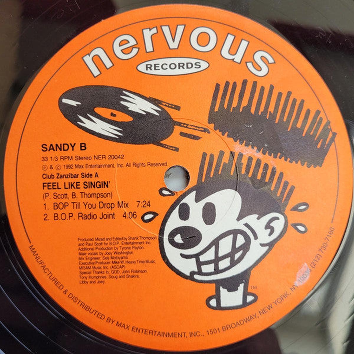 Sandy B - Feel Like Singin' (12") (NM or M-)