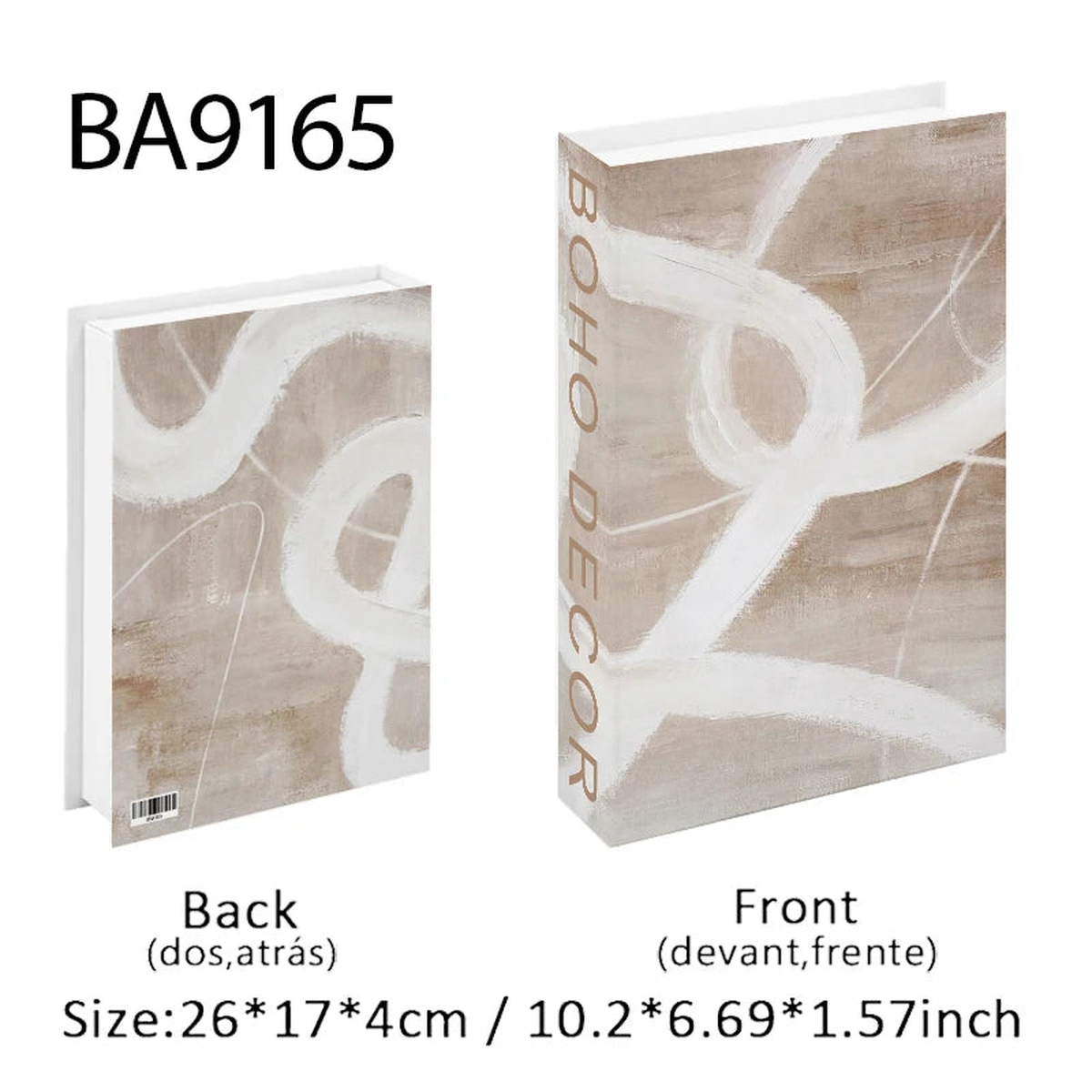 Boho Monet Matisse Luxury Fake Book Storage Box Home Interior Decoration Decorative Books Coffee Table Bedroom Living Room Decor - BA9165 | NOT OPEN
