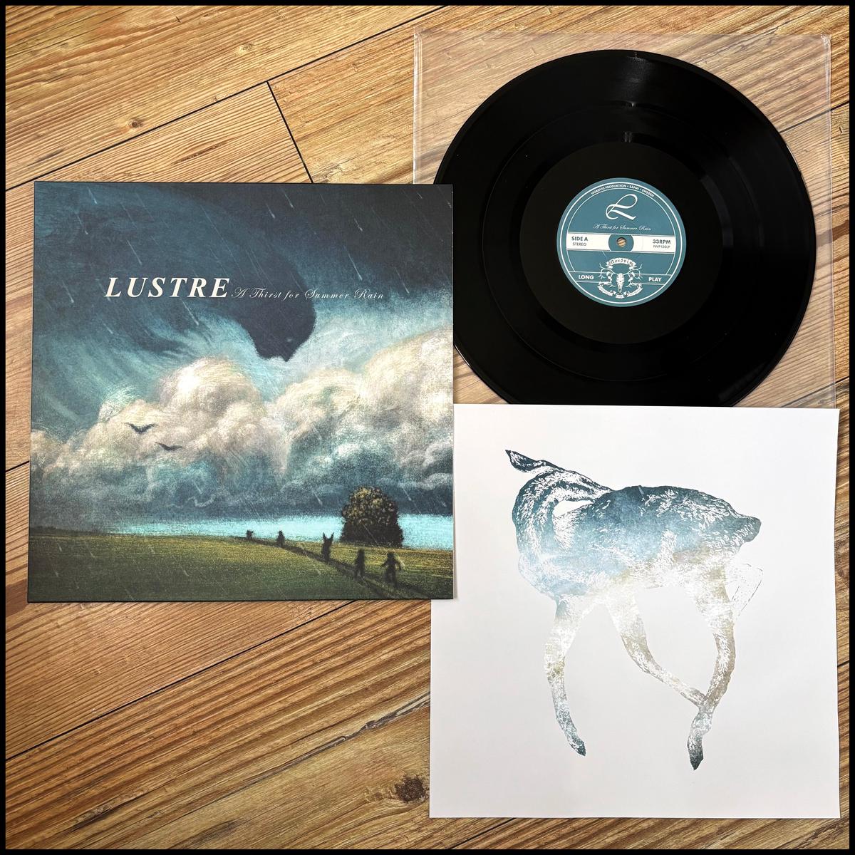 LUSTRE: A Thirst for Summer Rain LP (black vinyl, Burzum meets Summoning, emotive black metal ambient) *new*