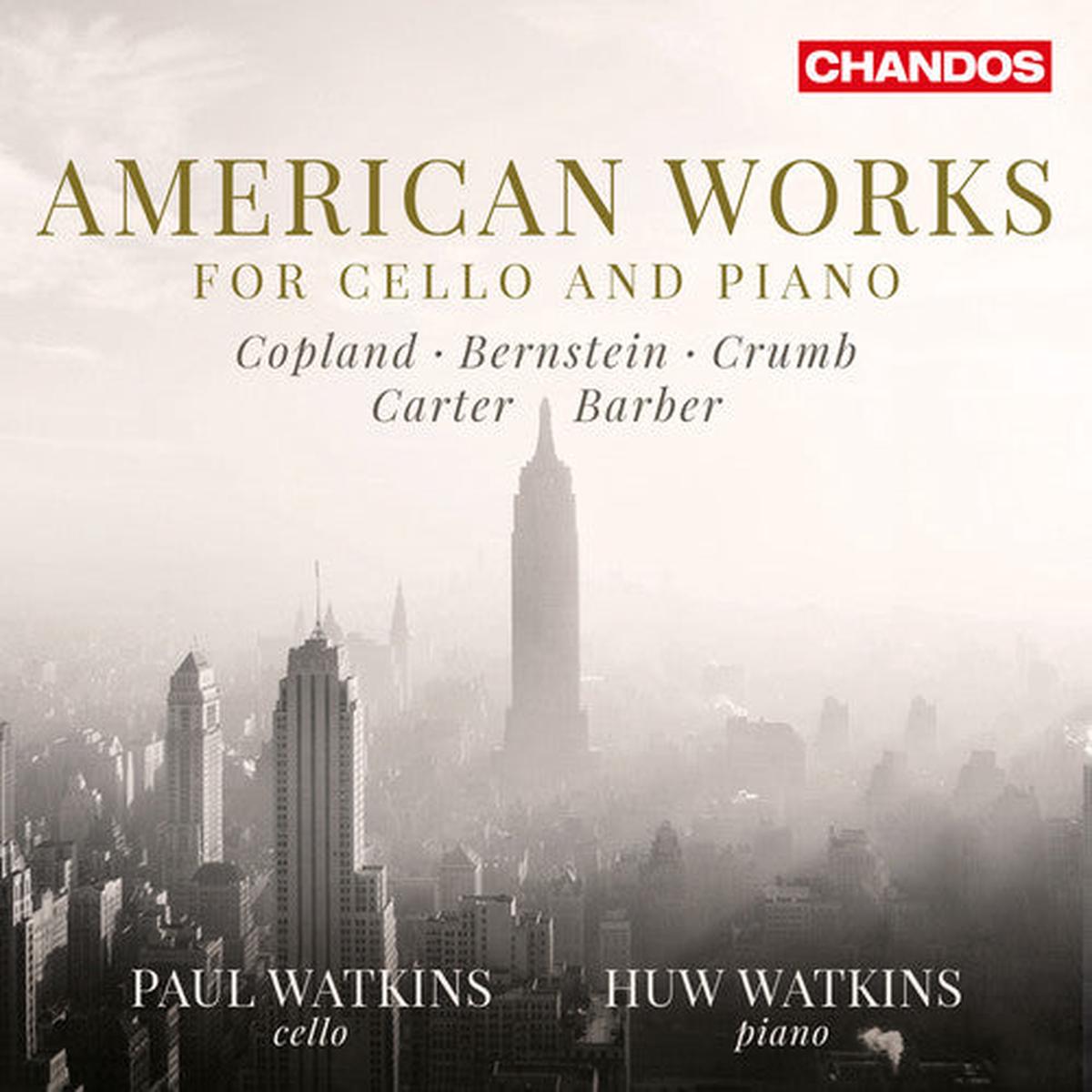 Barber / Paul Watkins / Watkins,Huw- American Works for Cello & Piano (CD)