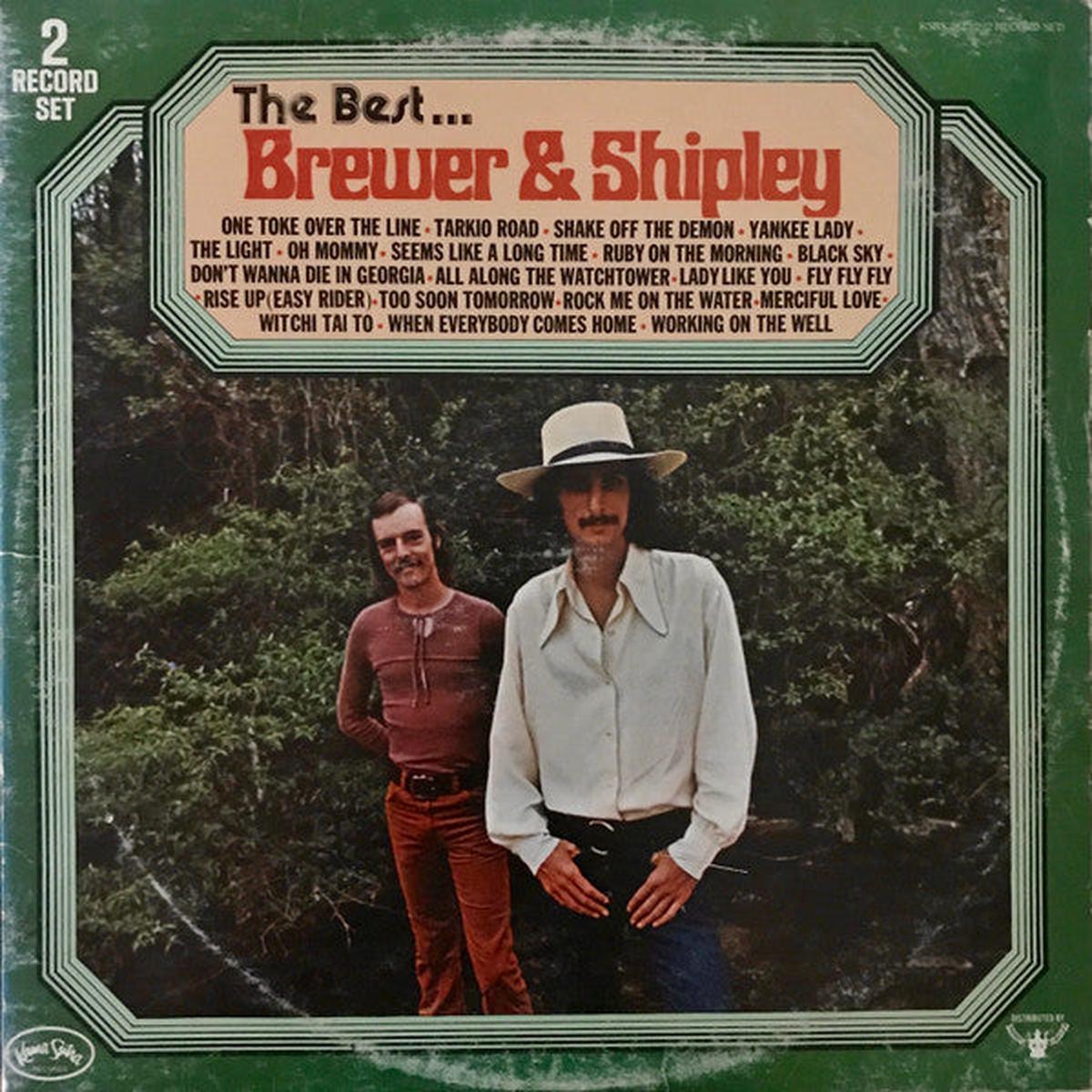 Brewer And Shipley - The Best . . . Brewer & Shipley (2xLP, Comp, Gol) (VG+)