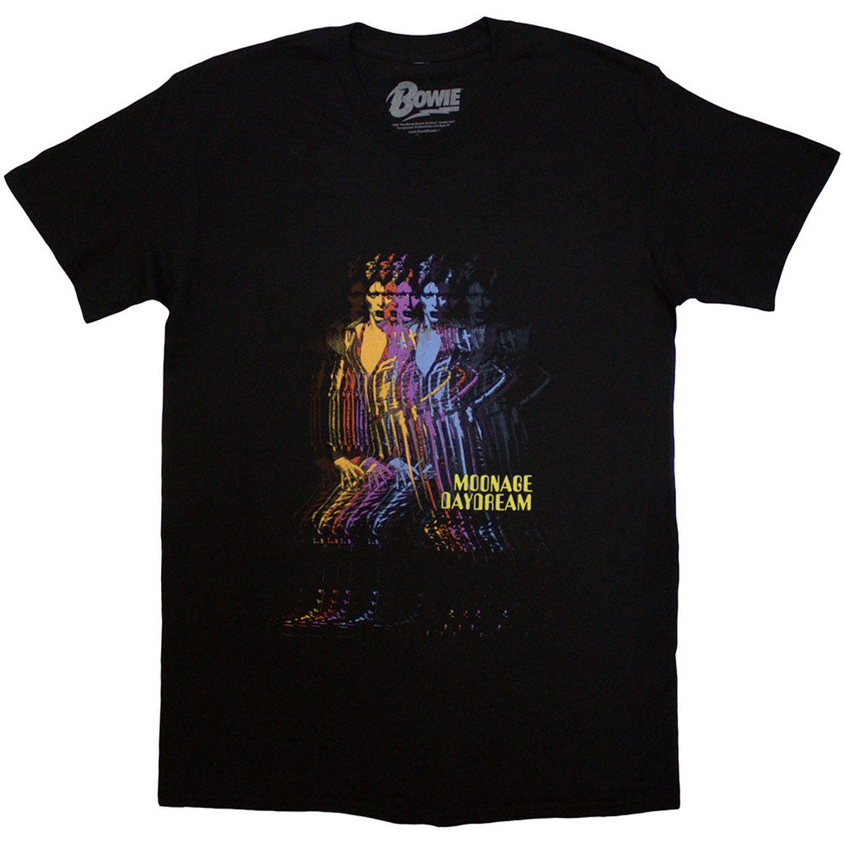 David Bowie Moonage Multi Davids - Black | L