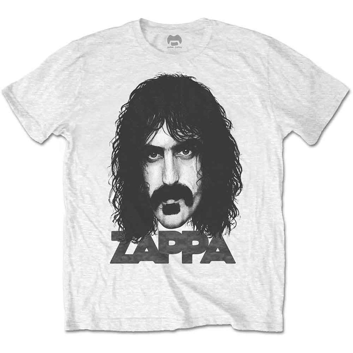 Frank Zappa Big Face - White | 2XL