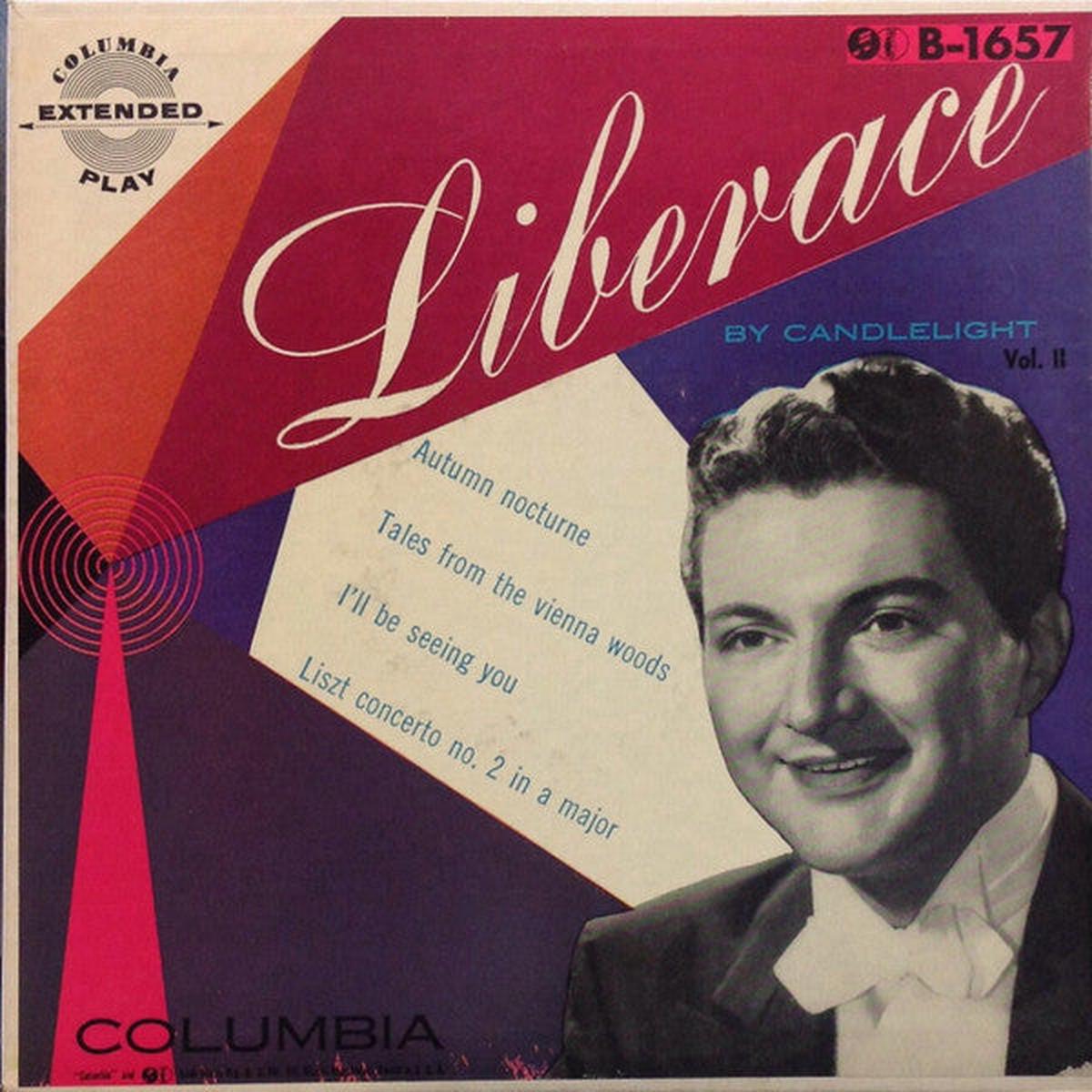 George Liberace And His Orchestra - Liberace By Candlelight Vol. II (7", EP) (VG+)
