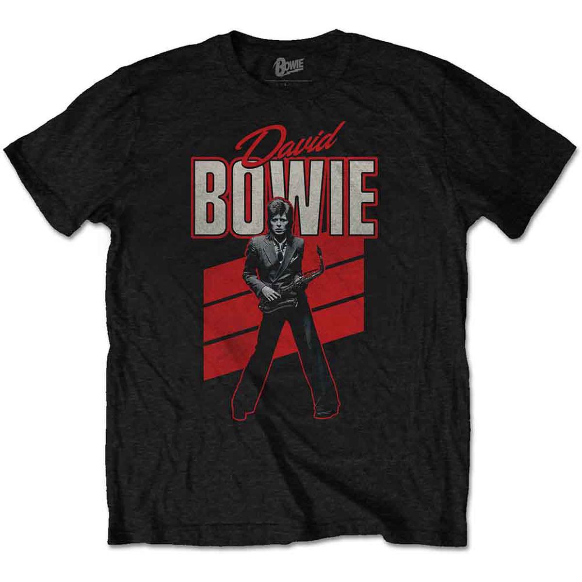 David Bowie Red Sax - Black | L
