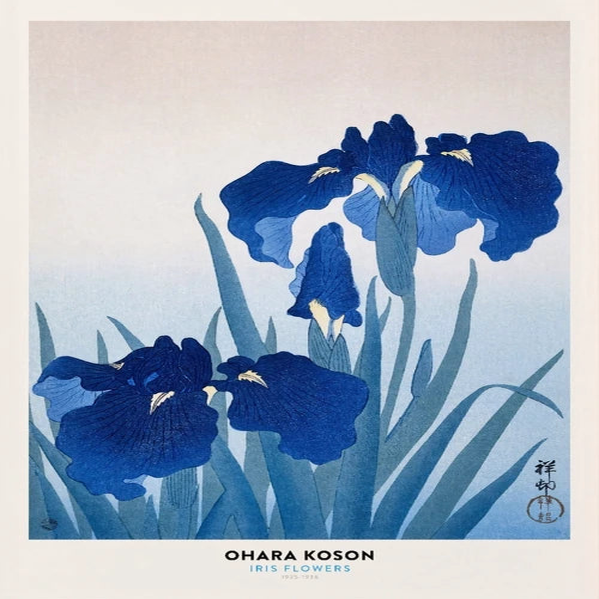 Minimalist Japanese Artist Exhibition Posters Print Ohara Koson Canvas Painting Abstract Wall Art Pictures Read Room Decor - 13 | 50x70cm No Frame