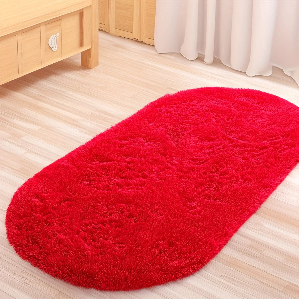 VIKAMA Grey Dense Silk Carpet Winter Warm Carpet Bedroom Bedside Rugs Living Room Sofa Carpet Long Hair Soft Floor Mat Home Dec - SM4 | 60X120CM(2X3.9FT