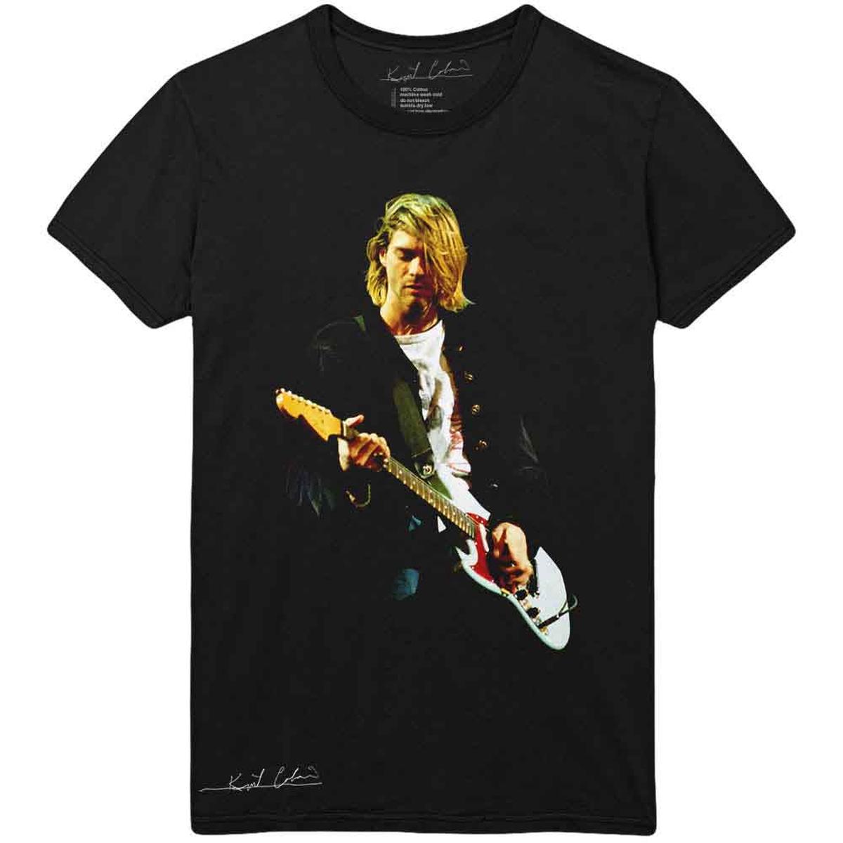 Kurt Cobain Guitar Photo Colour - Black | XL