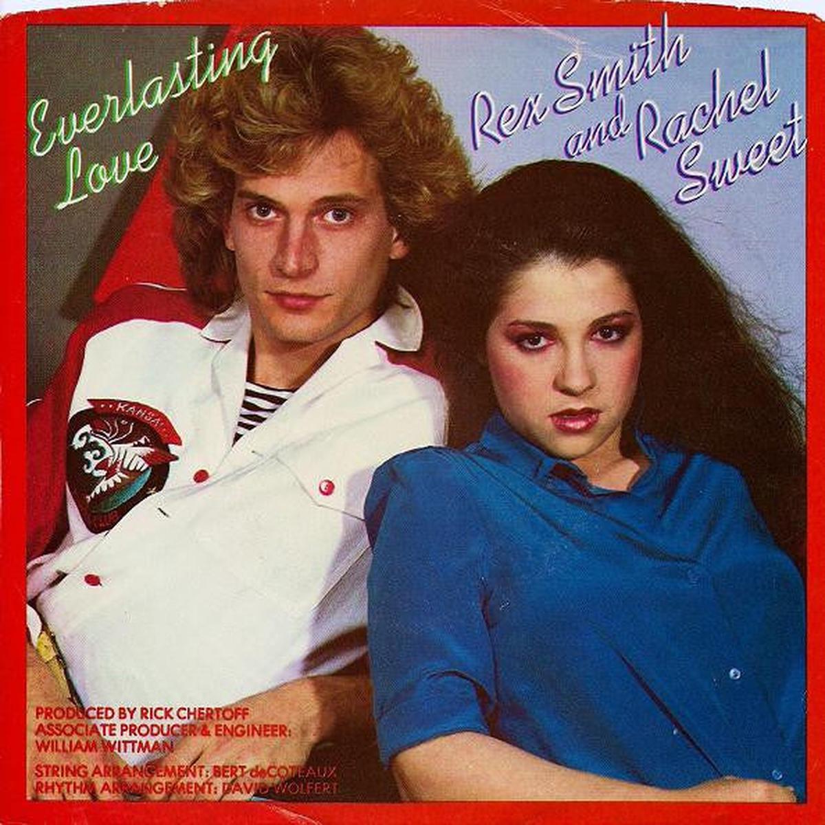 Rex Smith And Rachel Sweet - Everlasting Love (7", Single) (VG+)