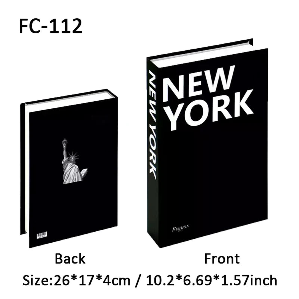 Perfume Luxury Fake Book Storage Box Interior Decoration Paris Decorative Books Design Ornament Coffee Table Shelf Home Decor - FC112 | OPEN | China Mainland