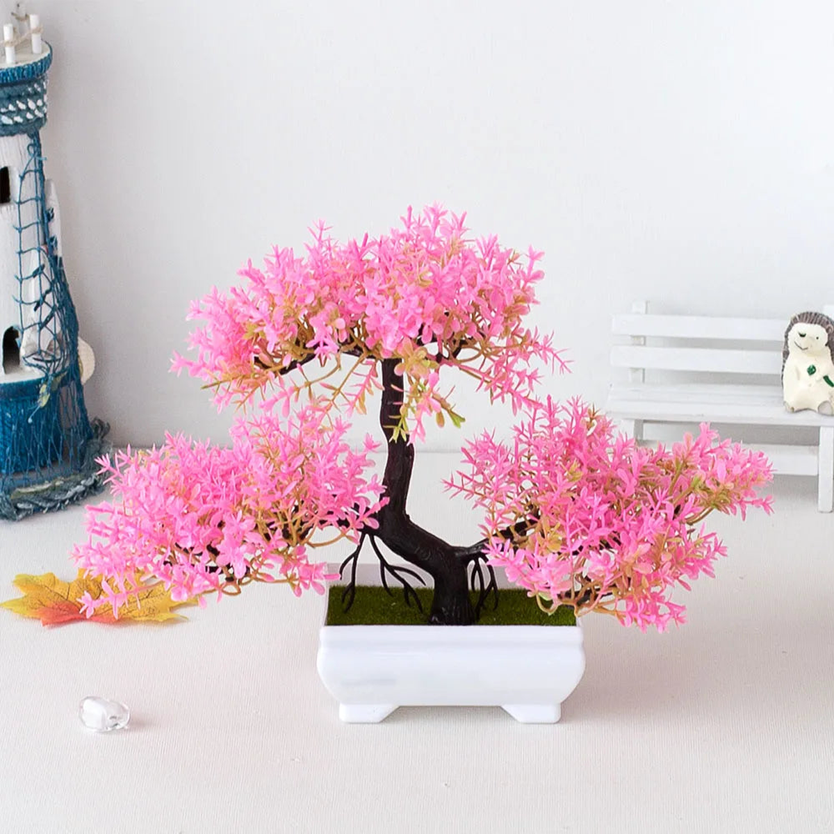 Artificial Plants Decoration Potted Bonsai Small Tree Pot Fake Plant Potted zen garden Ornaments Table Home Room Decoration - PJ31-01