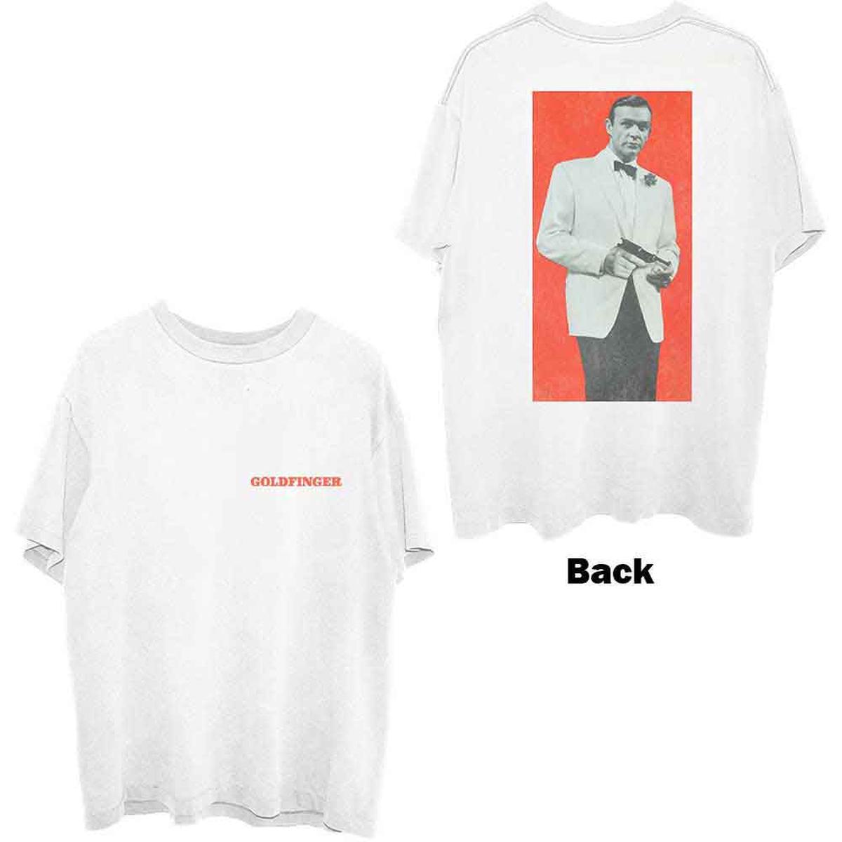James Bond 007 Goldfinger Profile - White | L