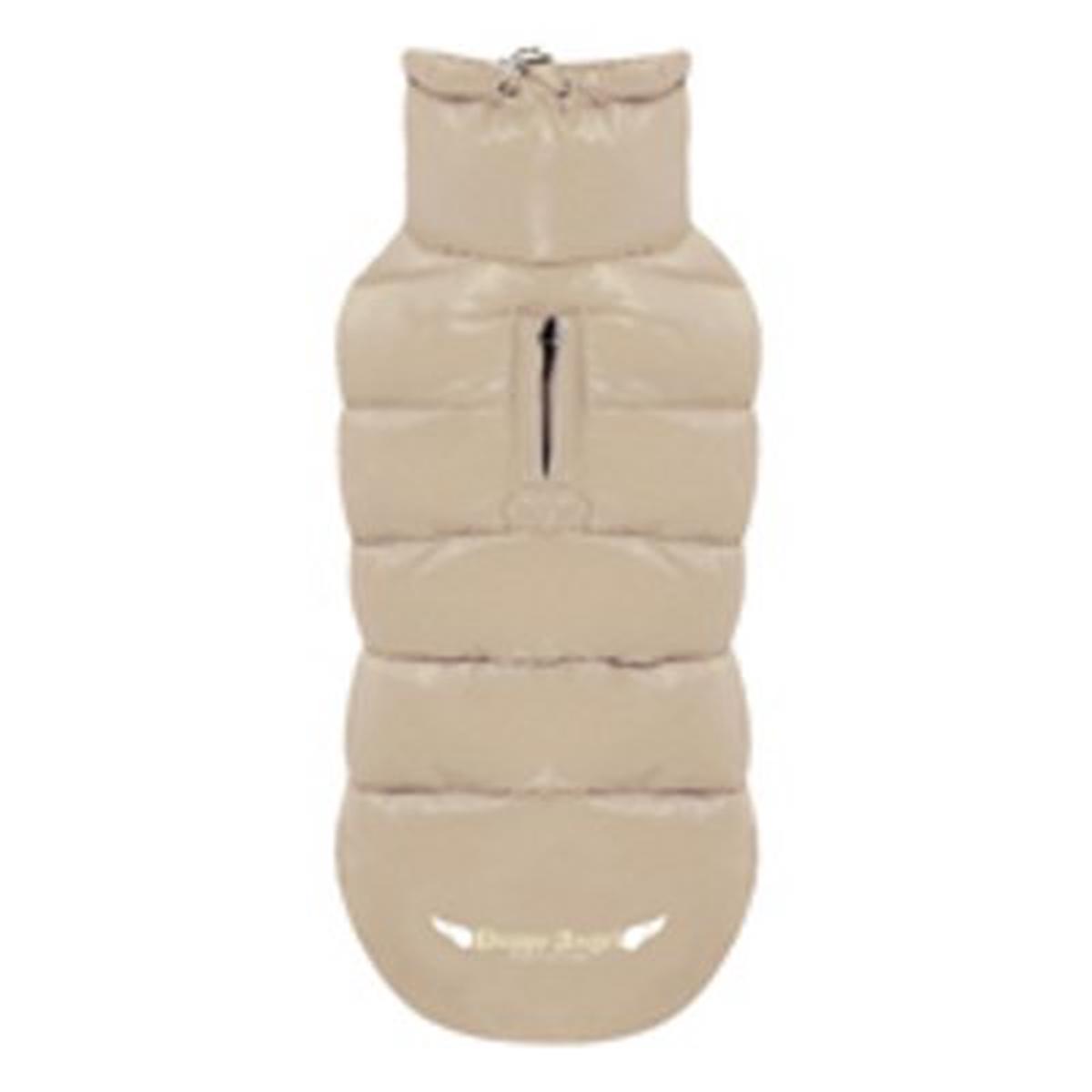 Puppy Angel Dog Down Padding Vest Regular Snap (Beige, X-Large) - Default Title