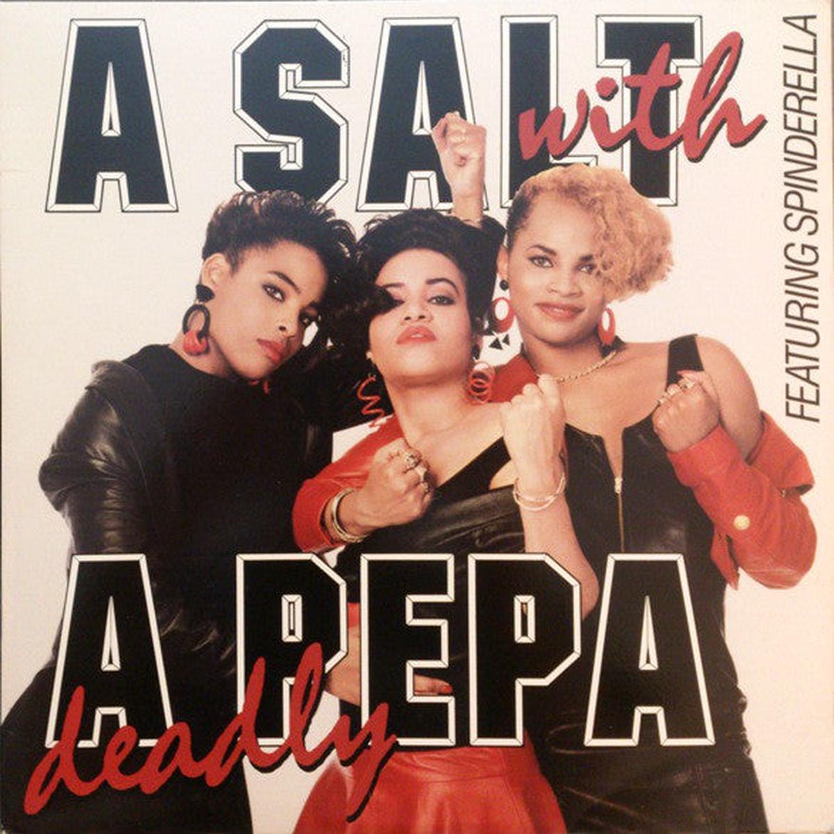 Salt 'N' Pepa - A Salt With A Deadly Pepa (LP, Album, SRC) (VG+)