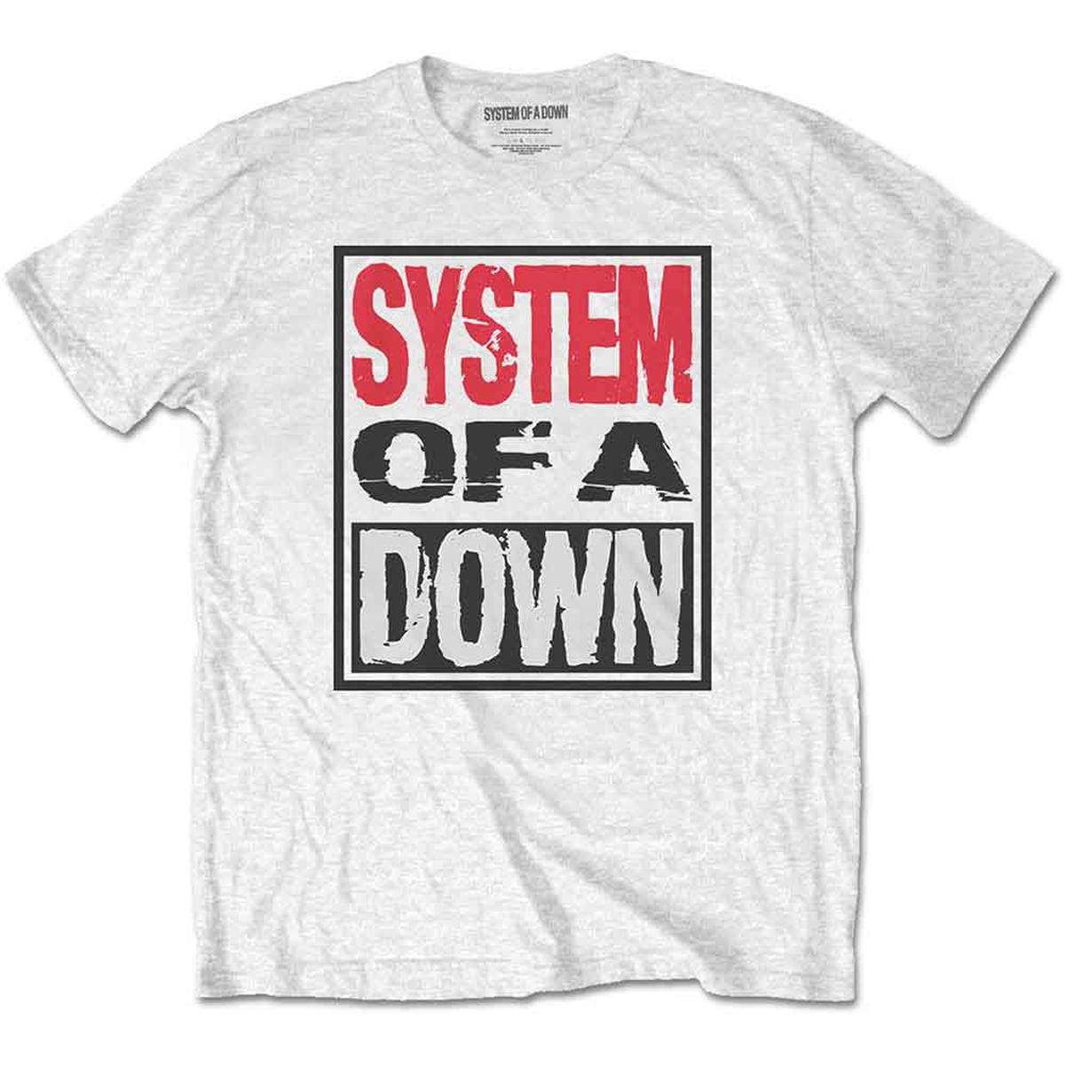 System Of A Down Triple Stack Box - White | L