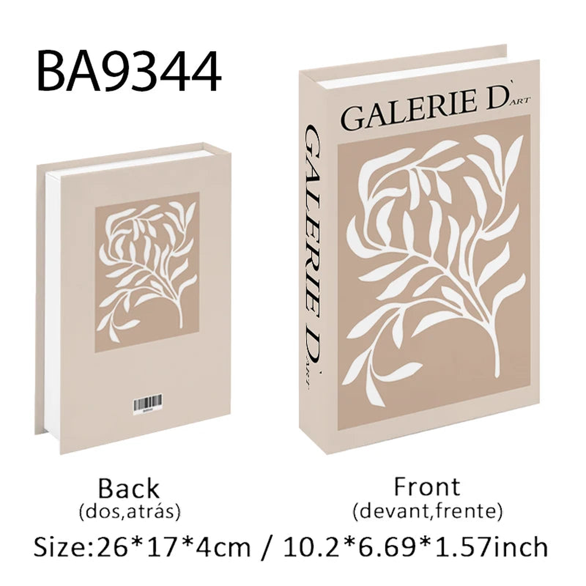 Boho Monet Matisse Luxury Fake Book Storage Box Home Interior Decoration Decorative Books Coffee Table Bedroom Living Room Decor - BA9344 | NOT OPEN