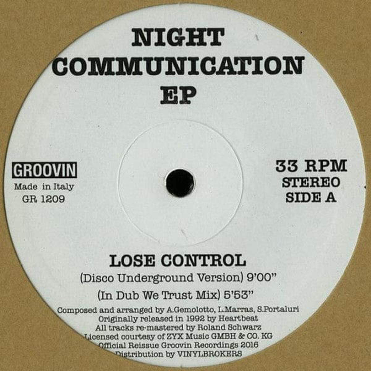 Night Communication - Night Communication EP (12")