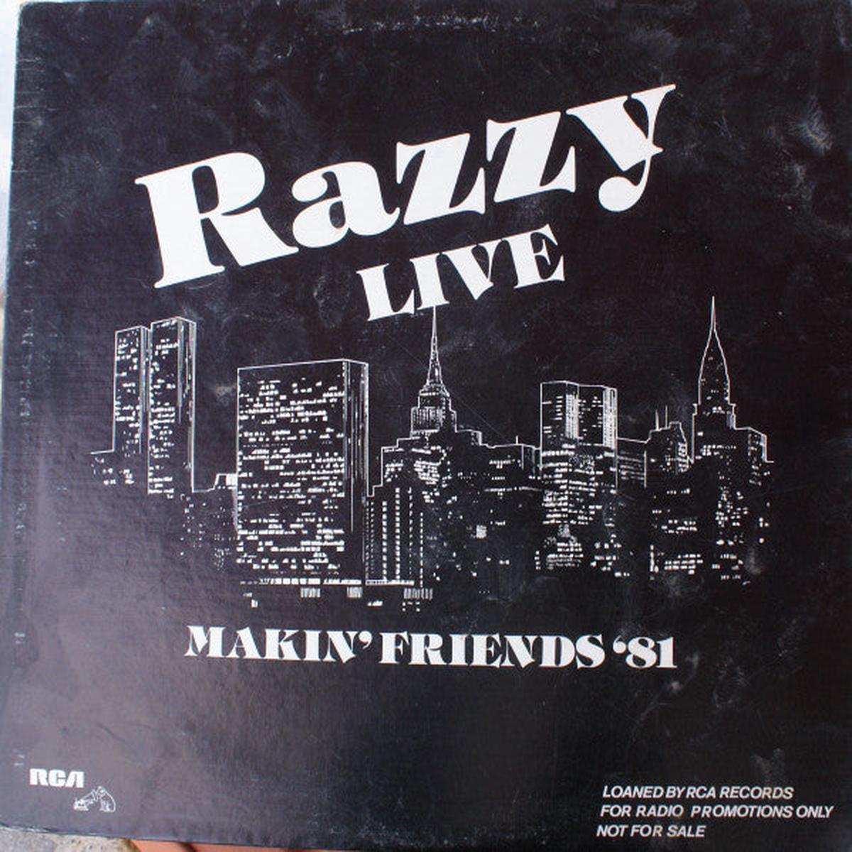 Razzy Bailey - Razzy Live (Makin' Friends '81) (LP, Album, Promo) (VG+)