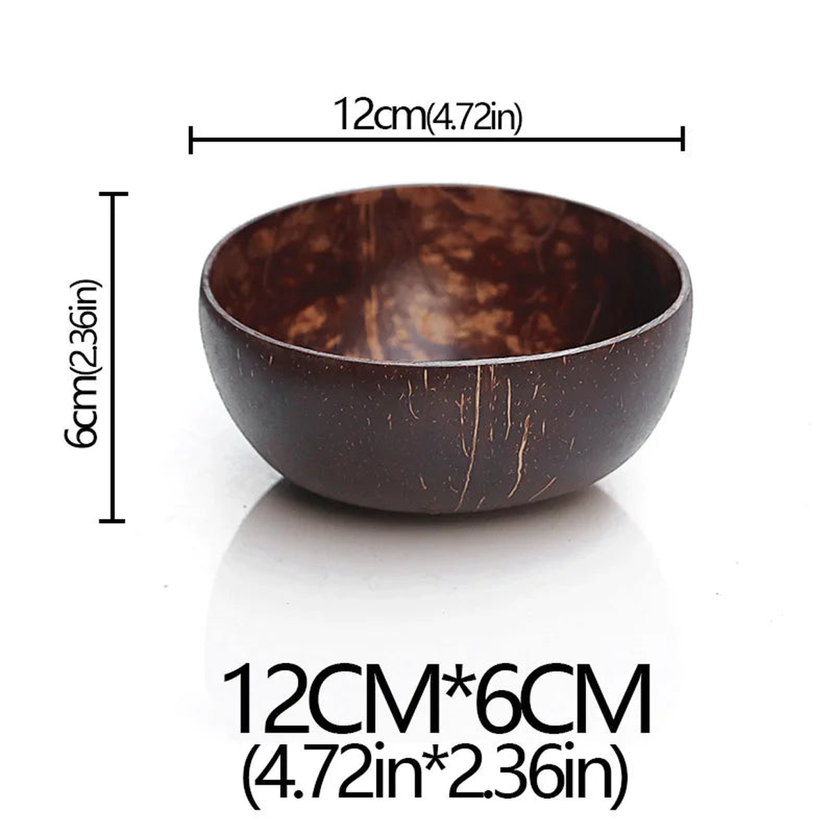 Coconut Shell Bowl Natural Old Coconut Shell Wooden Rice Bowl Spoon Fruit Product Dining Salad Storage Bowl Kitchen Tableware - Coconut bowl