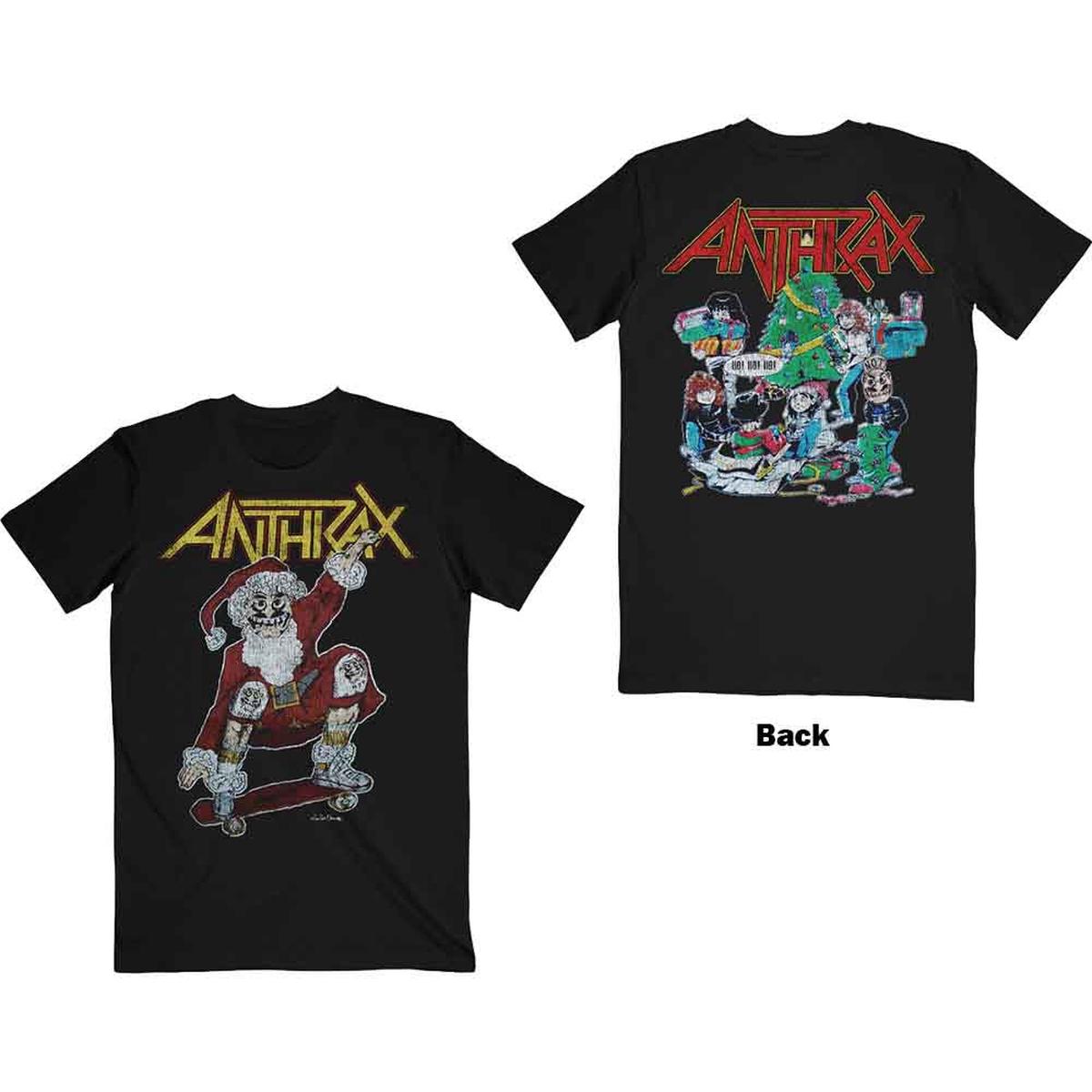 Anthrax Vintage Christmas - Black | L