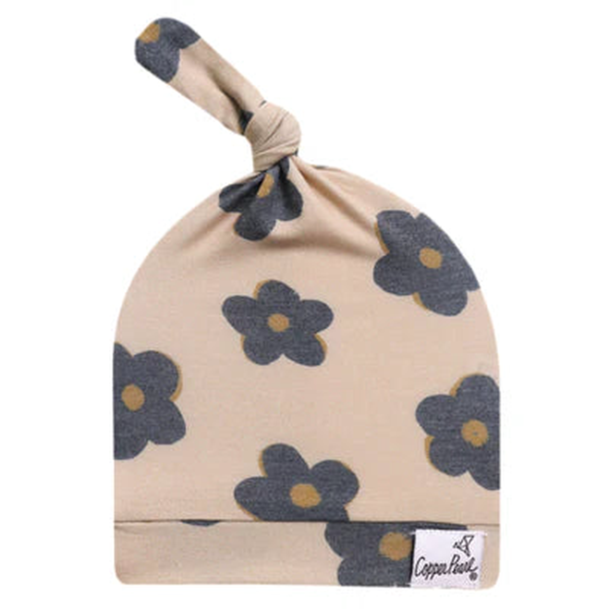 Copper Pearl Gemma Top Knot Hat