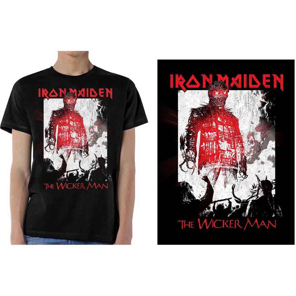 Iron Maiden The Wicker Man Smoke - Black | M