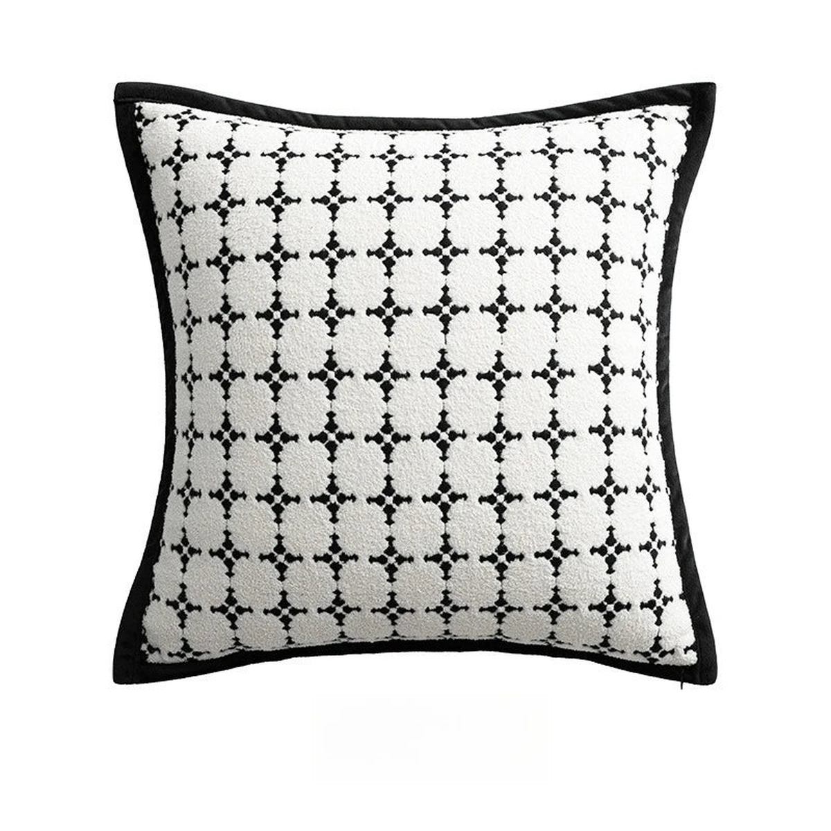60x60/50x70/60x80CM French Cream Throw Pillow Cover Light Luxury Waist Cushion Cover Sofa Decor Home Decorative Large Pillowcase - Style 05 | 50x50CM without core