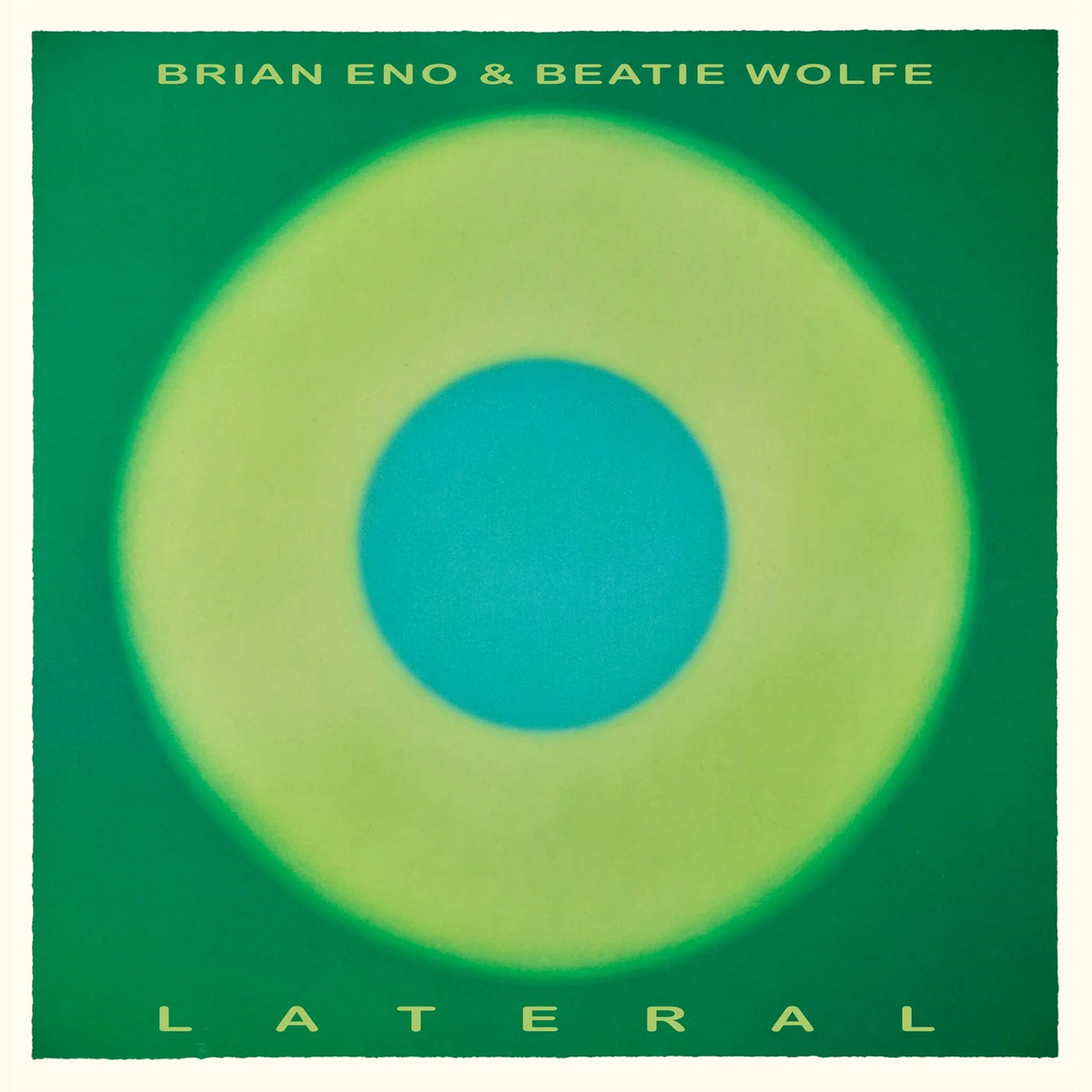 Brian Eno and Beatie Wolf "Lateral" LP